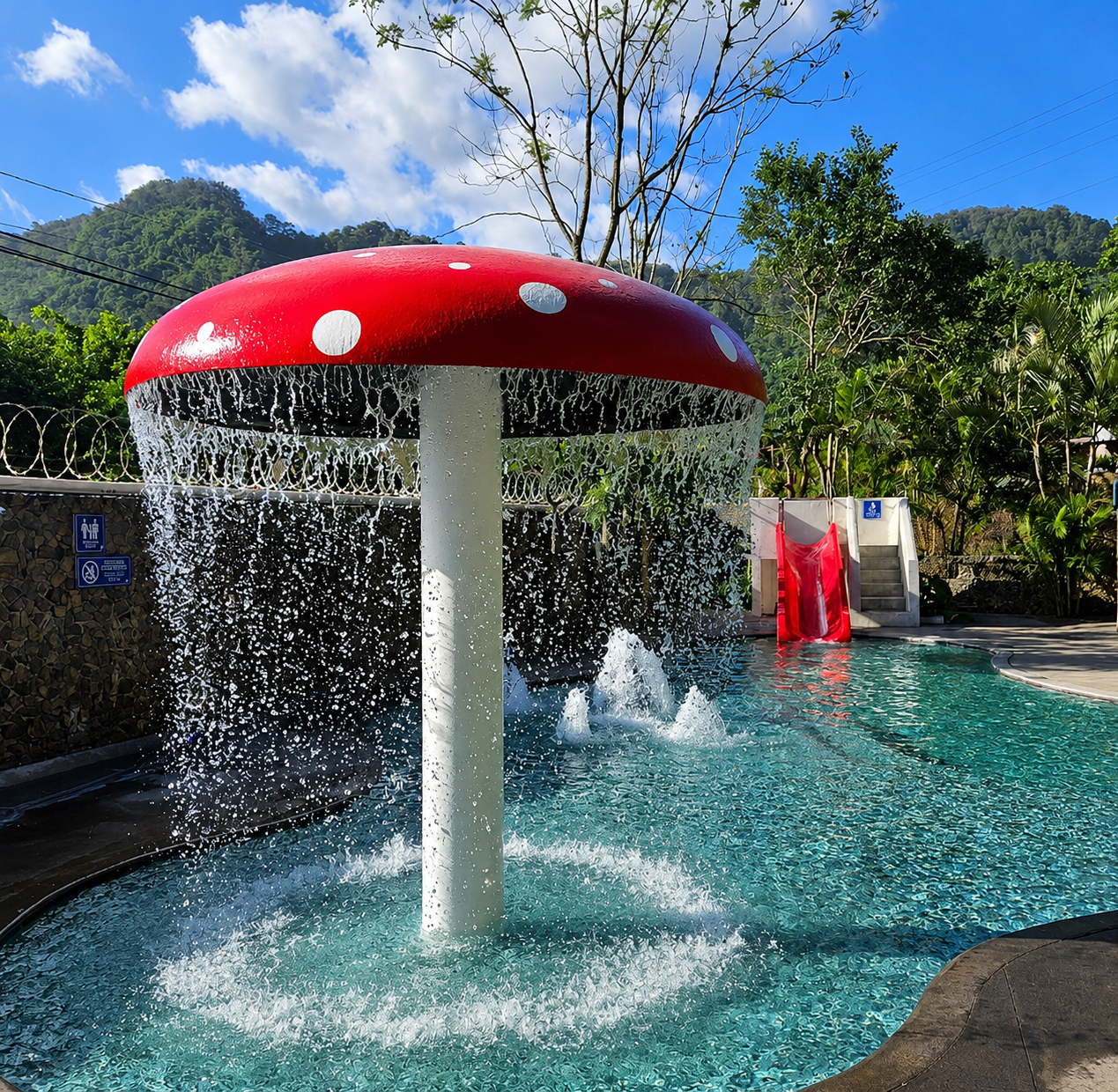 Honguito Piscina de niños Santa Teresita